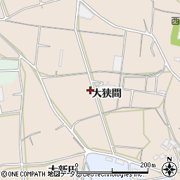 愛知県田原市西神戸町大狭間周辺の地図