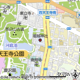 堀越神社周辺の地図