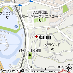 奈良県生駒市東山町1117-6周辺の地図