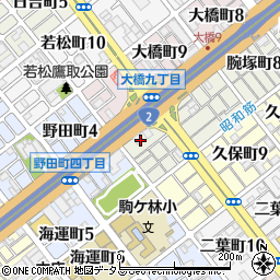 兵庫県神戸市長田区腕塚町10丁目周辺の地図