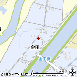 岡山県岡山市東区金田108周辺の地図