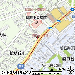 名鉄協商ＵＲ明石舞子Ａ駐車場周辺の地図