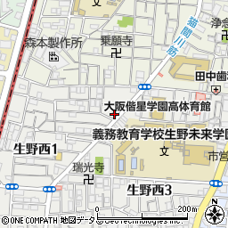 大阪西生野郵便局 ＡＴＭ周辺の地図