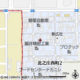 エアコン引越奈良北支店周辺の地図
