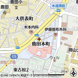 アプライド岡山店周辺の地図