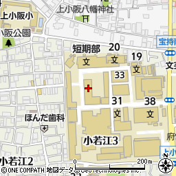 近畿大学　通信教育部周辺の地図