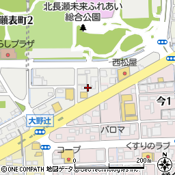 岡山県岡山市北区北長瀬表町1丁目3周辺の地図