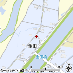 岡山県岡山市東区金田107周辺の地図