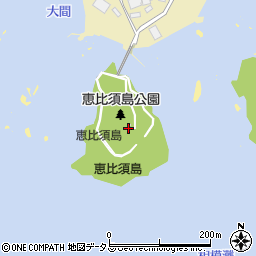 夷子神社周辺の地図