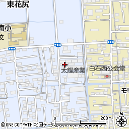 岡山県岡山市北区東花尻53周辺の地図