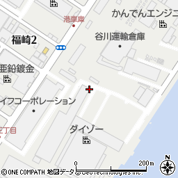 株式会社ダイゾー　ニチモリ事業部大阪工場周辺の地図