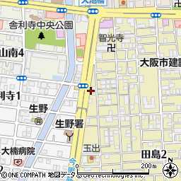 吉田商店生野営業所周辺の地図