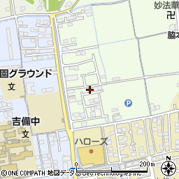 岡山県岡山市北区西花尻1319周辺の地図