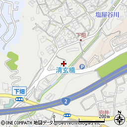 兵庫県神戸市垂水区下畑町前田周辺の地図