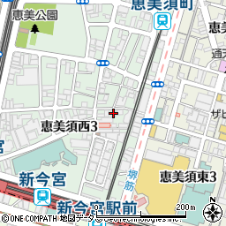 なにわづ本店吉田製菓周辺の地図