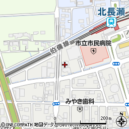 ニチユＭＨＩ中国株式会社　岡山北長瀬支店周辺の地図