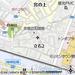 兵庫県明石市立石周辺の地図