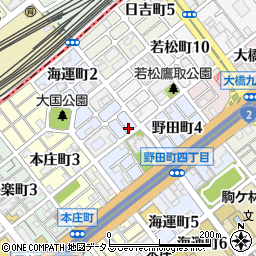 ヘアーサロン　芳子の店周辺の地図