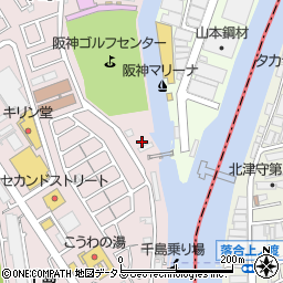 泉尾東公園周辺の地図