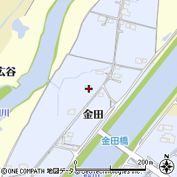 岡山県岡山市東区金田104周辺の地図
