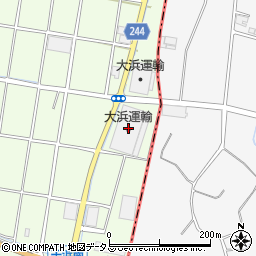 大浜運輸株式会社　掛川物流センター周辺の地図