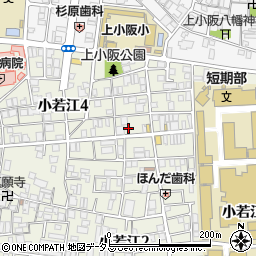 大阪ソーイング株式会社　近大前営業所周辺の地図