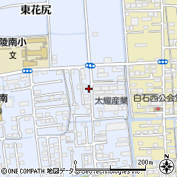 岡山県岡山市北区東花尻56周辺の地図