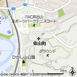 奈良県生駒市東山町425-10周辺の地図