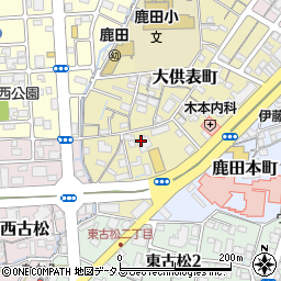 岡山県岡山市北区大供表町周辺の地図