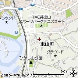 奈良県生駒市東山町425-21周辺の地図
