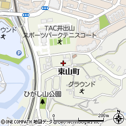 奈良県生駒市東山町425-20周辺の地図