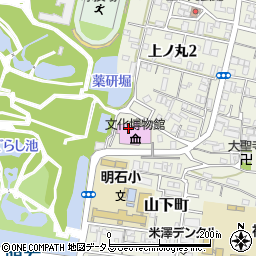 兵庫県明石市上ノ丸2丁目13周辺の地図