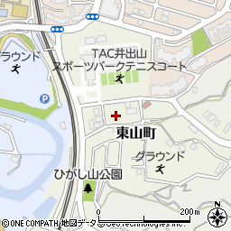 奈良県生駒市東山町425-19周辺の地図