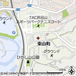 奈良県生駒市東山町425-18周辺の地図