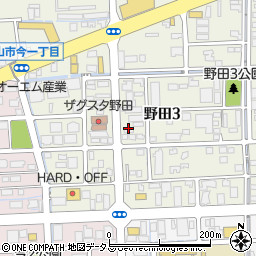 株式会社フジタ　岡山営業所周辺の地図