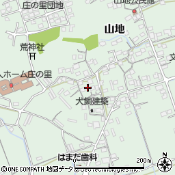 岡山県倉敷市山地1054-1周辺の地図