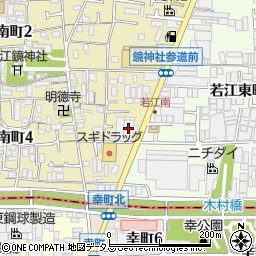 若江典礼会館周辺の地図