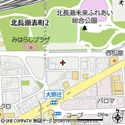 岡山県岡山市北区北長瀬表町1丁目6周辺の地図