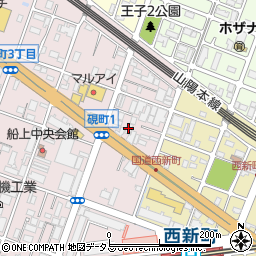 Ｋａｗａｓａｋｉ　Ｐｌａｚａ明石周辺の地図