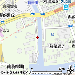 兵庫県神戸市長田区南駒栄町3-12周辺の地図