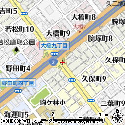 兵庫県神戸市長田区腕塚町9丁目周辺の地図