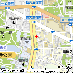 麺屋７．５Ｈｚ　天王寺店周辺の地図