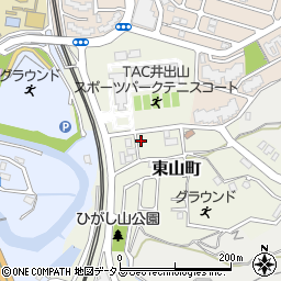 奈良県生駒市東山町425-1周辺の地図