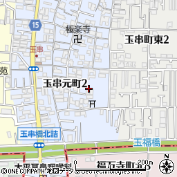 大阪府東大阪市玉串元町2丁目6周辺の地図