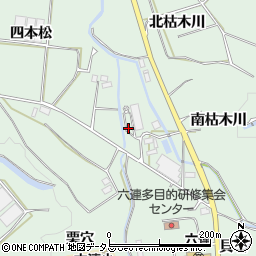愛知県田原市六連町西ノ川12周辺の地図