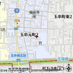 大阪府東大阪市玉串元町2丁目周辺の地図