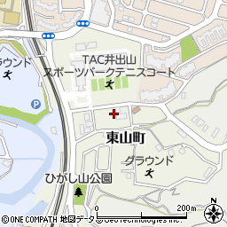 奈良県生駒市東山町425-16周辺の地図