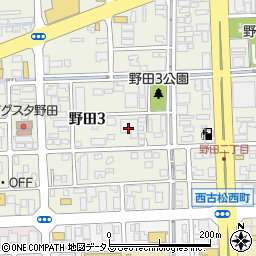 シバタ岡山支店周辺の地図