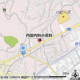 内田内科小児科医院周辺の地図