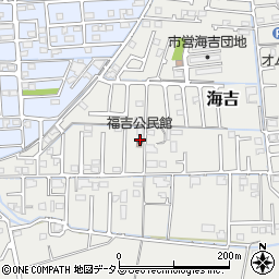 福吉公民館周辺の地図